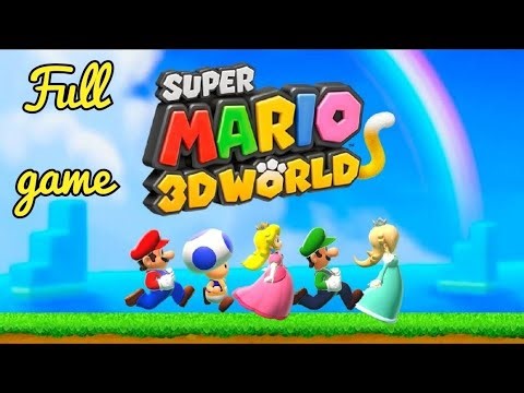 Super Mario 3D World | Full Game Walkthrough (100% - All Worlds & All Stamps except character ones)