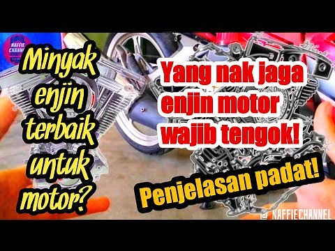 MINYAK HITAM MOTOR TERBAIK? | Apa maksud API, SAE, JASO?