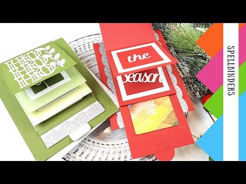 Spellbinders | Christmas Cascade Collection by Becca Feeken | Easy DIY Interactive Card