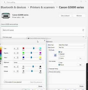 Fix Brown Blacks on Canon G-Series & Pixma Printers (Best Settings)