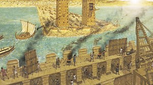 1.5K views · 67 reactions | Here's a little work-in-progress sneak peek at the new Alexander the Great series. This is the siege of Tyre in 332 BC. Tyre was an island-city, so Alexander built a giant causeway to attack it, protected by two siege towers. But the defenders fought back with fire-ships. A lot of love's going into this series, I think it's going to be a good one, more updates soon... | Epic History TV | Facebook