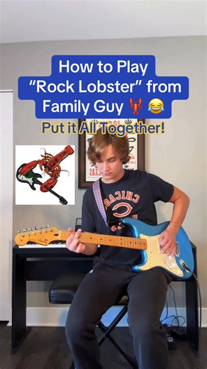 How to Play “Rock Lobster” 🎸😂 #guitartok #guitartutorial #guitarlesson #guitar #electricguitarcover #easyguitar #electricguitar #musiciansoftiktok #foryou #fyp | Guitar Dave