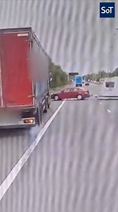 HGV driver Andrew Marsden was on the motorway when the caravan snaked out of control right in front of him #uknews #news #m5 #crash | Stoke-on-Trent Live