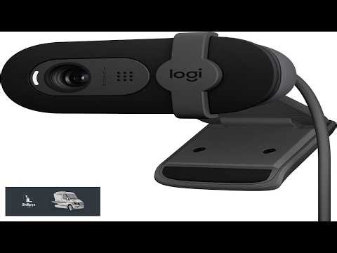 Logitech Brio 101 Full HD 1080p Webcam for Meetings Streaming Desktop Laptop