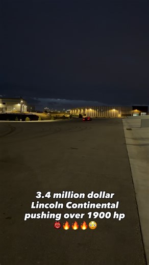 Mr.Gotdamnit Man on Instagram: "3.4 million dollar Lincoln Continental pushing over 1900 hp 👹🔥🔥🔥😳 @masters824 #mrgotdamnit #lincolncontinental #twinturbos #fireworks"