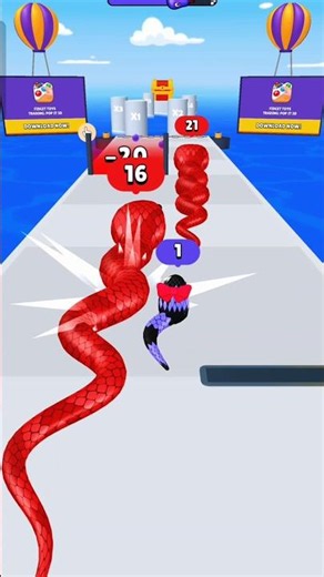 snake run 3d game #viral #viralvideo #funny #comedy
