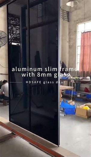 Modern Mirror Sliding Glass Door Hardware Kit #slidingdoors #aluminium