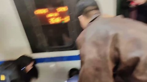 Station guard rescues child trapped between train and platform