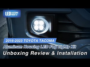 LED Fog Lights Install for 2016–2023 Toyota Tacoma | LED Factory Mart