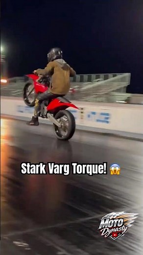 Instant Wheelie! Stark Varg Street Drag Pass 🚀 #starkvarg #wheelie #streetdrag