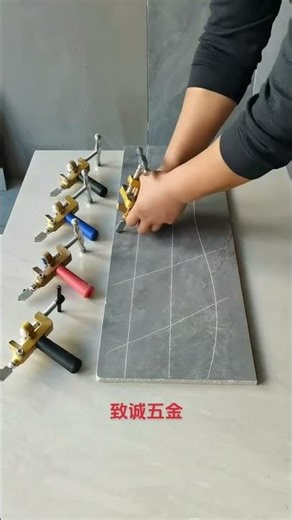 tile cutting with portable tile cutter #tilescutting #tools #cuttingskills