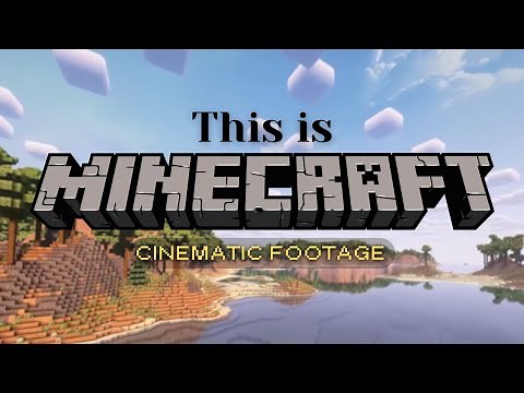 Minecraft Shader Cinematic | Footage for Edits 4k 60FPS