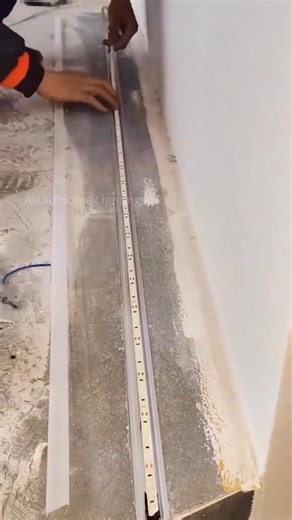 29K views · 105 reactions | Floor profile light installation. #lamp #light #led #smarthome #lightingdecor #homedecor #lightingdesign #lampdesign #interiordesign #lampfactory #ledstriplights #ledstrips #diy #installation #designer #architect #architecture #instagood #home #atmosphere #aleadhome #aleadlighting | Alead Lighting | Facebook