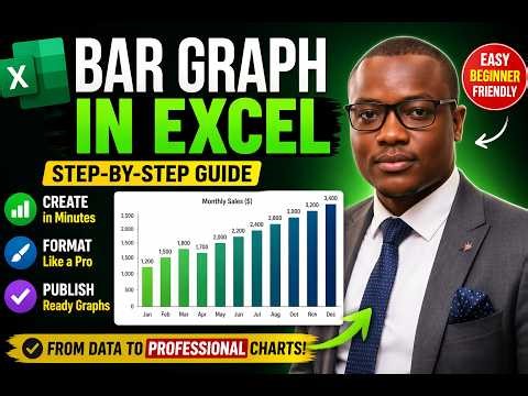 Excel Tutorial for Beginners: Bar Graphs & Professional Formatting