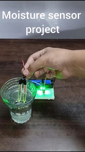 moisture sensor project using soil moisture sensor prototype #arduino #electronic #electrotech