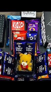 How to make chocolate explosion box //best gift for birthday girl //birthday gift ideas #giftideas