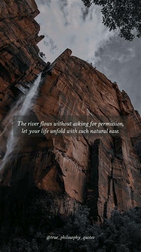 Life's deepest wisdom often mirrors nature's effortless existence. 🌲