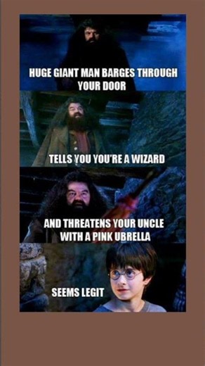 (Catchy Titles)You're a Wizard, Harry! (Wait, What? 😂) #harrypotter