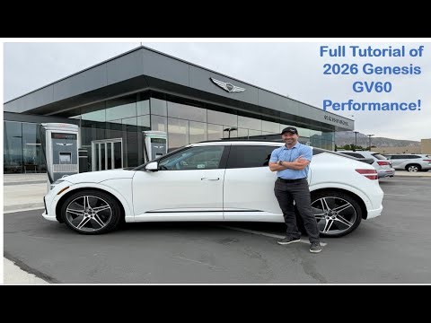 Full Tutorial of 2026 Genesis GV60 Performance!