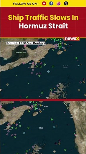 Shipping Traffic Disrupted In Strait of Hormuz After Middle East Strikes #iran #iranisraelwar