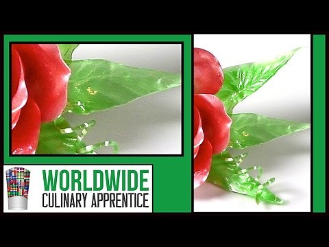 How to Pull Sugar Petals - Sugar Garnish - Sugar Art - How to Cook and Make Pulled Sugar Part 4