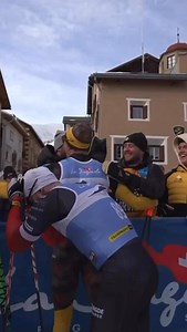 The celebration with your team after taking first career podium ✨💛 | Ski Classics