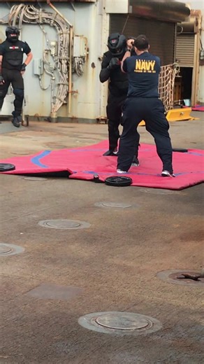 Navy Tactical Training Exercise in Action