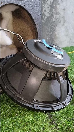 BARE BONE BASS! 30cm Woofer Testing Outside The Box #basstest #subwoofer #nghia #bass #speaker
