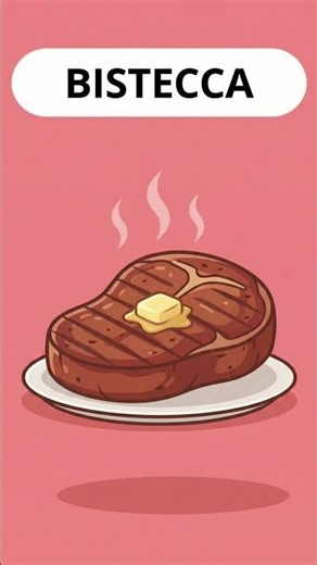 Learn 5 Italian Words in 1 Minute! 💚🤍❤️ #144