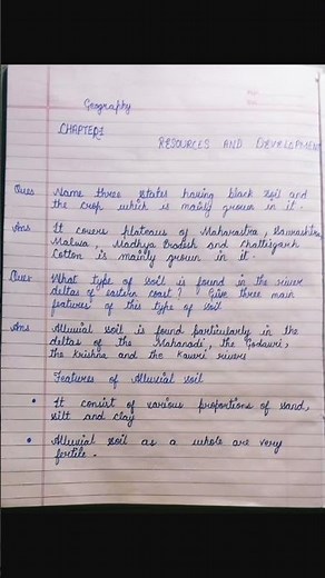 CLASS 10 GEOGRAPHY CHAPTER 1 RESOURCES AND DEVELOPMENT NCERT Solutions...