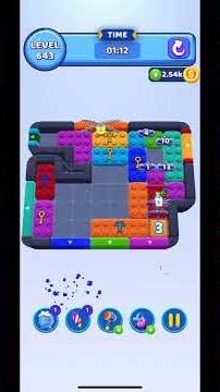 Color Block Jam Level 643. #games #gaming #gameplay #ludo#dindon #brawlstars