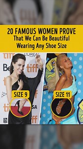 5.4K views · 22 reactions | 20 Famous Women Prove That We Can Be Beautiful Wearing Any Shoe Size | You're Gorgeous | Facebook