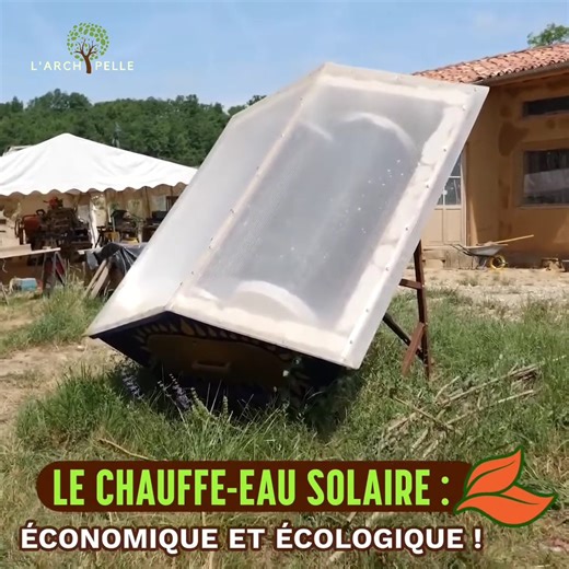 Découvrez comment fabriquer un chauffe-eau solaire maison simple et efficace pour profiter de l'énergie gratuite du soleil !. Parfait pour les amateurs de bricolage et les passionnés d’écologie. #dıy #EnergieRenouvelable #ecologie #solaire | L'ArchiPelle