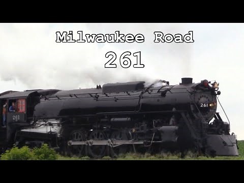 Milwaukee Road 261 Steam Train