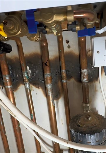 This is NOT how it’s done—check out this crazy install! If you want a proper boiler fit, you know who to call! 🔥🔥🔥🔥💯. #plumbinglife #boiler #diy #plumber #fail