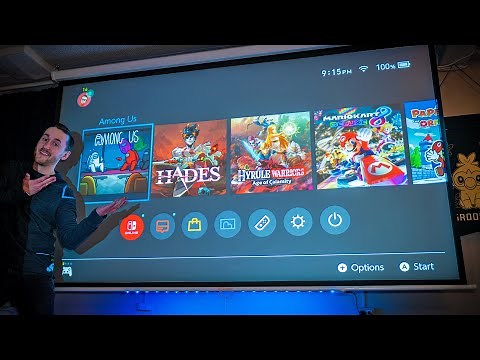My ULTIMATE Nintendo Switch Home Theater Gaming Setup & Game Room Tour! (2021) | Raymond Strazdas