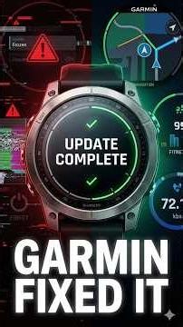 New Garmin OTA Update Brings BIG Improvements to Smartwatches