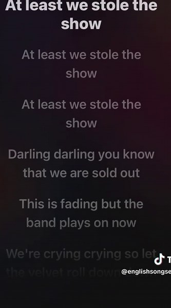 Stole the Show lyrics — Kygo (English lyric video)