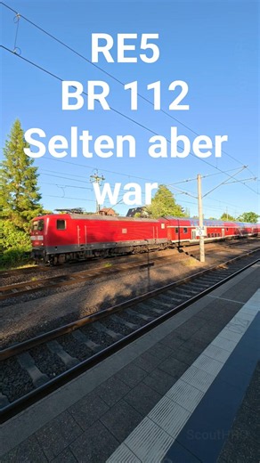 RE5 BR112 #trainspotter #trainspotting #shortvideo #db #br112 #112 #re5 #rostock #train #zug