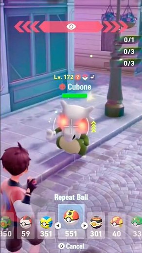 SHINY ALPHA CUBONE in Pokémon Legends ZA! 💀🦴✨ LIKE & SUBSCRIBE! ROAD TO 4K SUBS! #shorts