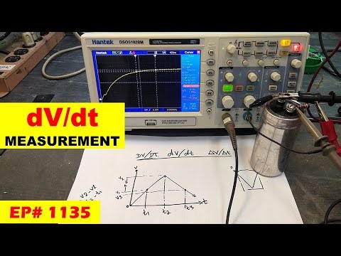 {1135} how to measure dv/dt using oscilloscope