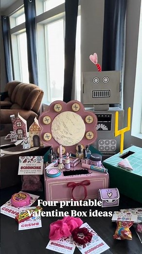 The CUTEST Printable Valentine Box Ideas