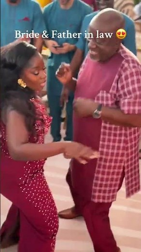 Bride and father-in-law on the dance floor #wedding #love