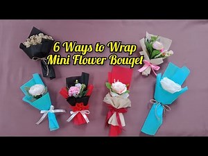 DIY : 6 Ideas of Mini Bouquet | 6 Cara Membuat Buket Bunga Mini | Buket Bunga Mini