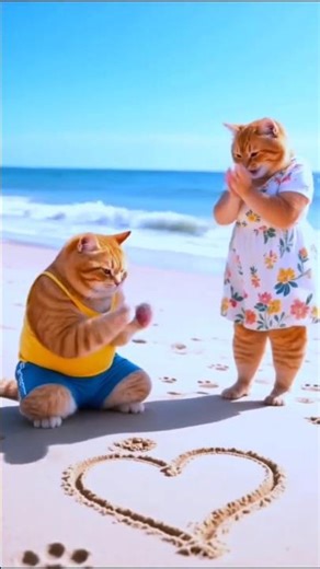 “Cute Cat Love Story 🐱💖 | Heart Touching Animated Short | Must Watch!” #cat #bts #flyxo #american