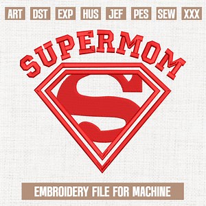 Super Mom Embroidery Designs, Mama Embroidery Pattern, Mother Day Embroidery Files Trendy, Gifts for Mother Day, 5x7 - Etsy