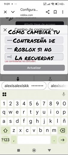 Cómo cambiar la contraseña en Roblox fácilmente