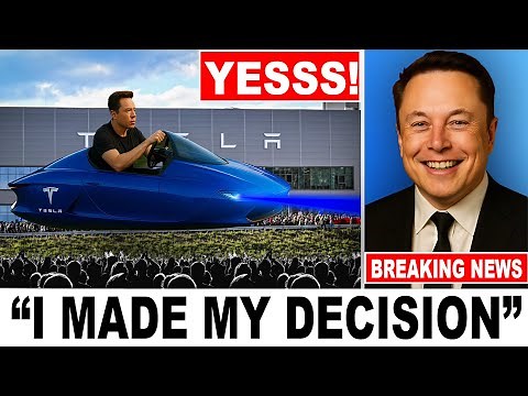 Elon Musk's First Prototype of Flying Tesla Car STUNNED The World