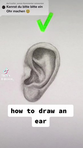 How to Draw an Ear Step by Step Tutorial