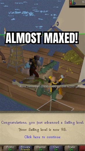 Another Step Closer to Maxing My Ironman #osrs #gaming #runescape